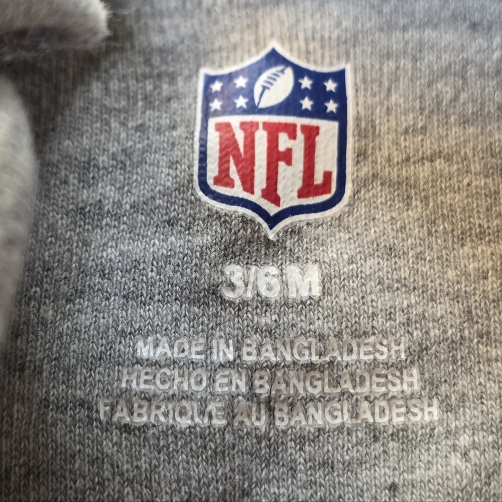 NFL Officially Licensed Minnesota Vikings Football Team Kids Baby Onesie 3m - 6m - Picture 4 of 6